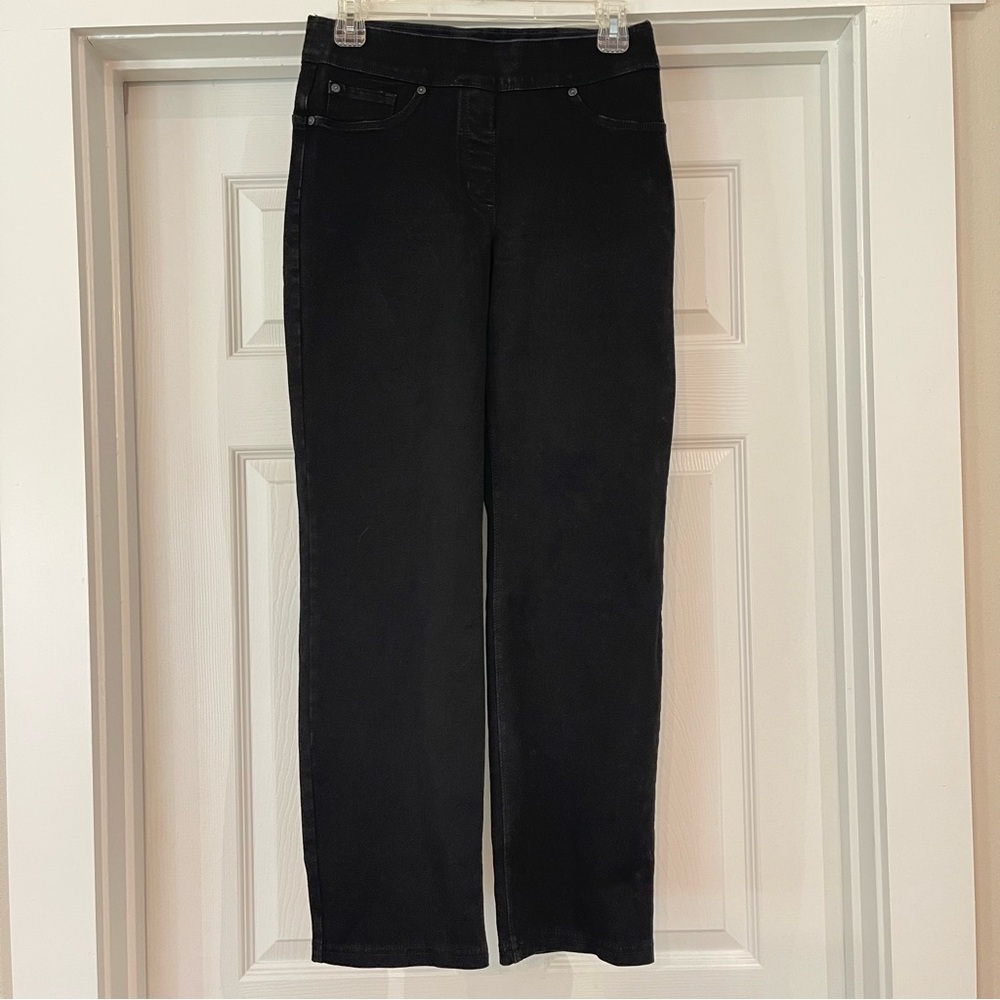 Hygard Slim Straight Stretch Jeans. Black Size Small Short